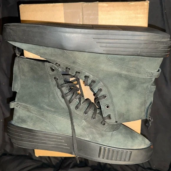 Puma x The Weekend Parallel XO m9 black suede thickheel sendoffers followcloset - Picture 8 of 8